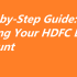 Step-by-Step Instructions for HDFC Bank RTGS Form Submission